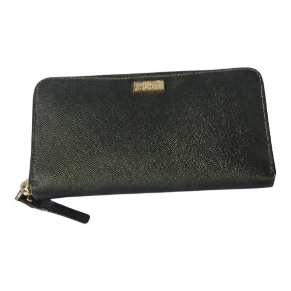 Kate Spade Newbury Lane Miles Black Structured Leather Satchel Shoulder Bag Tote - Picture 13 of 14